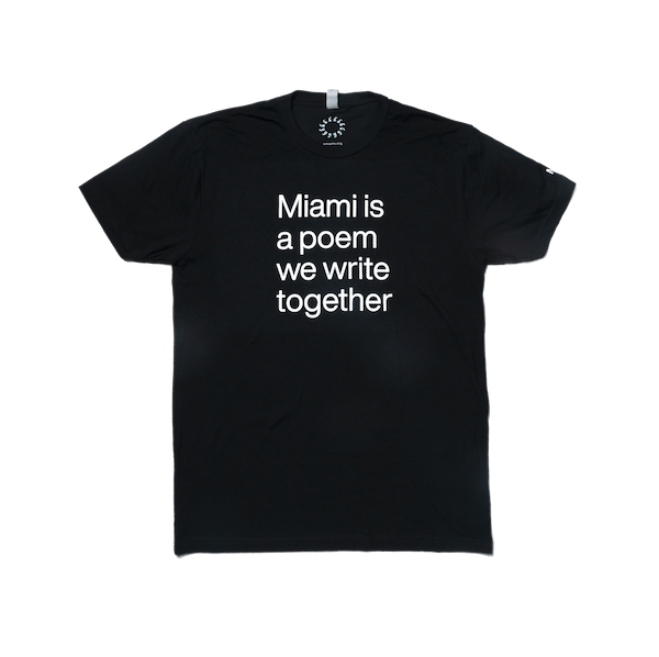 Poem shirt front