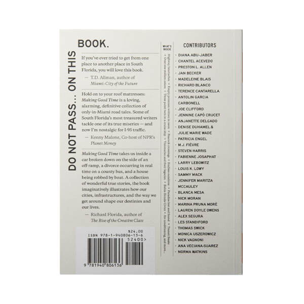 Making Good Time Back Cover 2