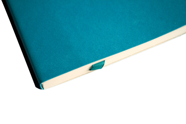 Notebook teal side